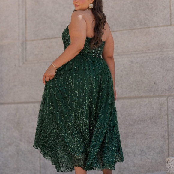 JessaKae Elphie Emerald Green Dress - Picture 6 of 8